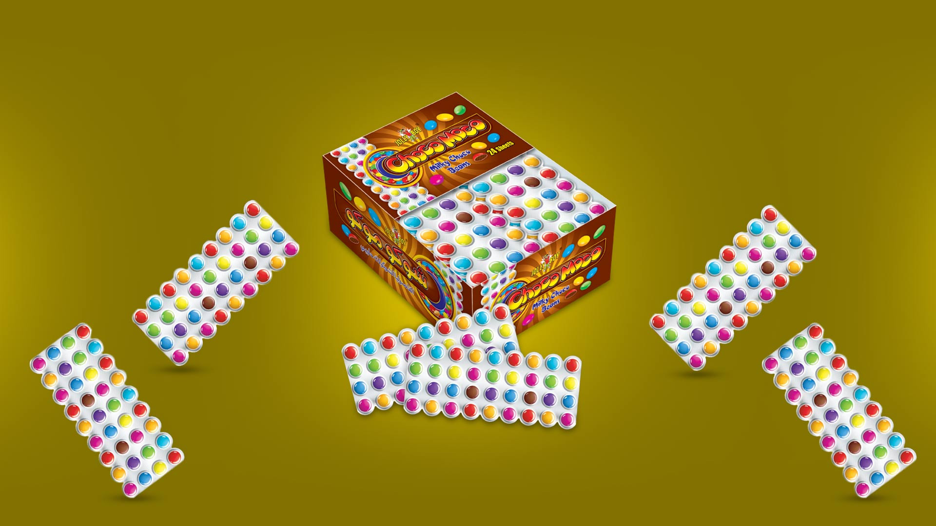 CHOCO MOCO MILKY CHOCO BEANS